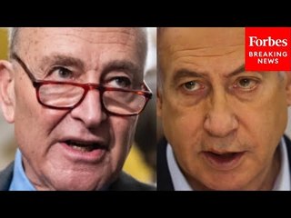 JUST IN: Schumer Reacts To Netanyahu's Video Slamming Delay Of Weapons Shipments