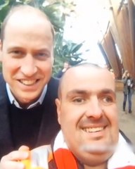 "Millions of people have seen my selfie with Prince William, he's a very nice man"