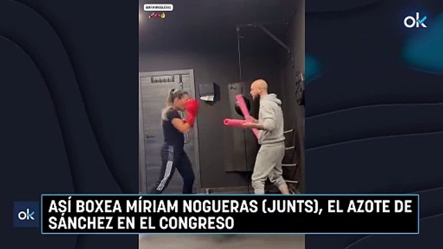 Así boxea Míriam Nogueras (Junts), el azote de Sánchez en el Congreso