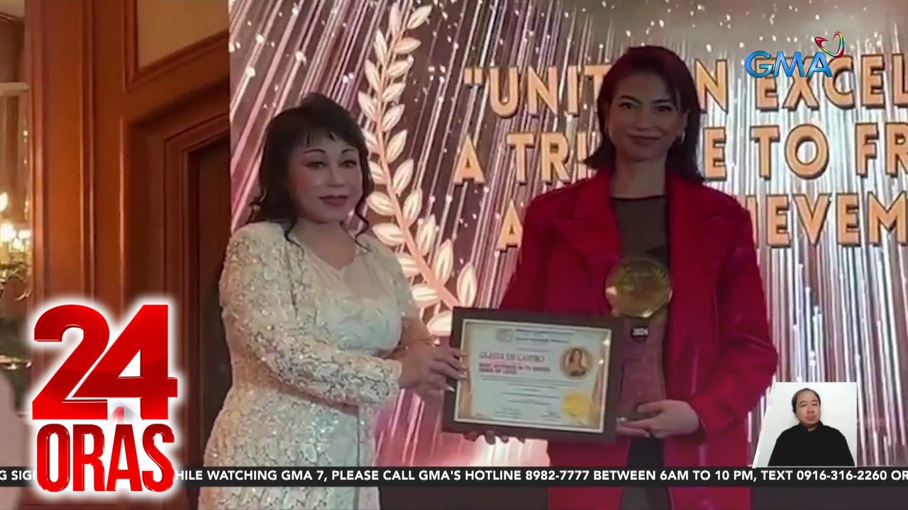 Glaiza de Castro, waging "Best Actress" sa 'World Class Excellence Japan Awards'; kapatid niyang si Alcris Galura, "Best Supporting Actor" | 24 Oras