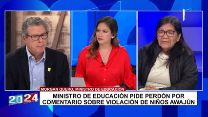 Ministro de Educación pide disculpas por comentarios sobre casos de abuso sexual en awajún: "Fue un error"