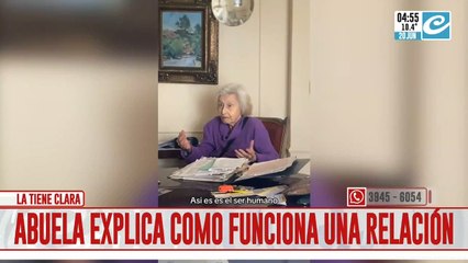 Abuela enseñó "tips" infalibles para sostener una relación y descolocó a todos