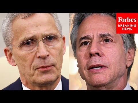JUST IN: State Sec Blinken Holds Joint Press Briefing With NATO Secretary General Jens Stoltenberg