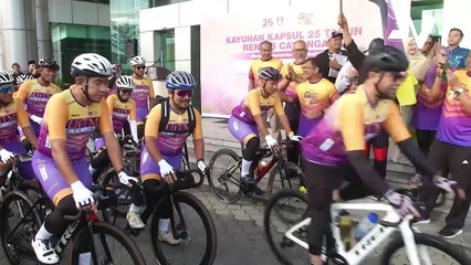 UiTM anjur kayuhan kapsul rentas cawangan sempena ulang tahun 25 tahun bergelar universiti awam