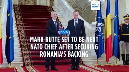Mark Rutte set to be next NATO chief after securing Romania's backing