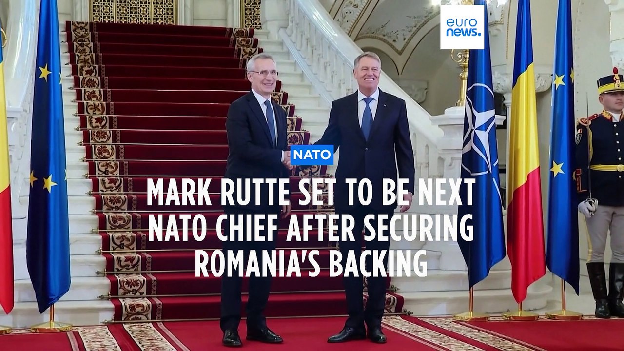 Mark Rutte set to be next NATO chief after securing Romania's backing