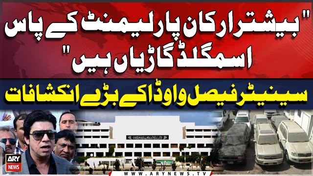 Most Parliamentarians Own Smuggled Vehicles: Senator Faisal Vawda