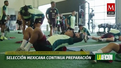 Selección mexicana continua su preparación para Copa América