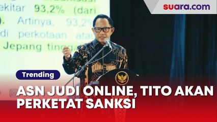 Mendagri Tito Karnavian Sanksi ASN Judi Online Diperketat, Bakal Dipecat