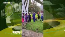 Se salvó por poco' Bus intermunicipal sufrió un accidente de tránsito en la autopista Norte de Bogotá