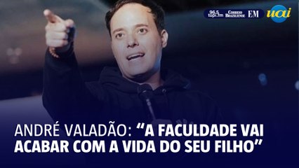 André Valadão incentiva pais a não enviar filhos para a faculdade