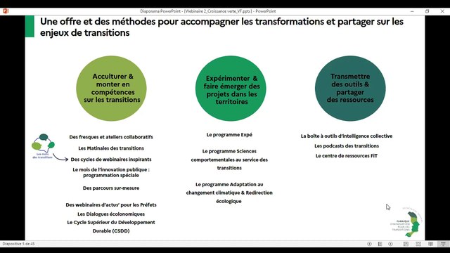 Les mots des transitions | Webinaire 2 : Croissance verte (Cycle : Effondrement, croissance verte et prospérité )