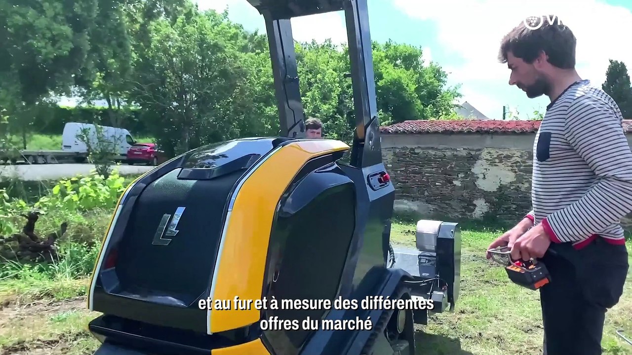 Premiers essais en démonstration pour le chenillard autonome RX20