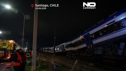 NO COMMENT: Al menos dos muertos y nueve heridos en un choque frontal de trenes en Chile