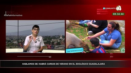 Dánae Vázquez  invita a los cursos de verano en el Zoológico Guadalajara