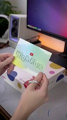 J'ai reçu un colis de Youtube