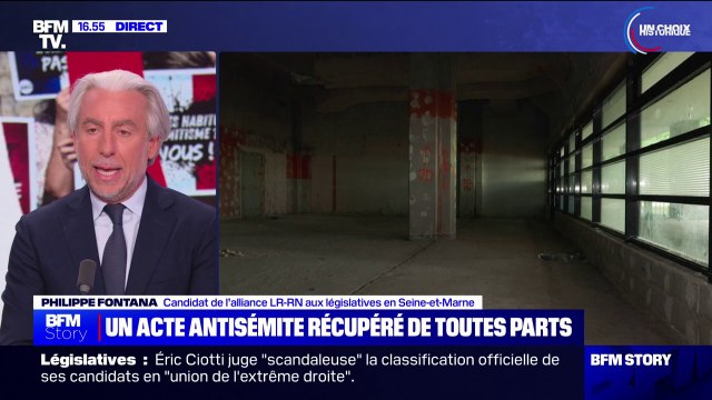 Philippe Fontana (candidat de l’alliance LR-RN aux législatives): Il y au sein de LFI un antisémitisme structurel