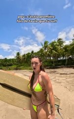 C’EST LA 1ÈRE FOIS DE TA VIE QUE TU SURF‍♀️