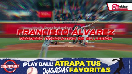 ¡Francisco Álvarez regresó productivo desde su lesión!
