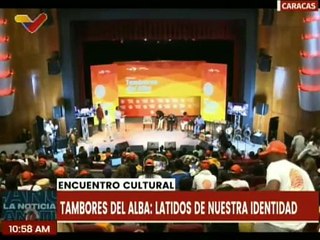 Inicia encuentro cultural "Tambores del ALBA: Latidos de nuestra identidad" en Caracas