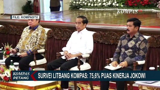 Survei Kepemimpinan Nasional Litbang Kompas: 75, 6 Persen Puas Kinerja Jokowi-Ma'ruf