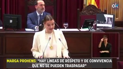 Prohens reprueba por primera vez a Le Senne: "No se puede faltar el respeto a personas asesinadas"
