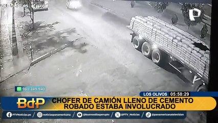 Policía capturó banda que robó un camión lleno de cemento en Los Olivos