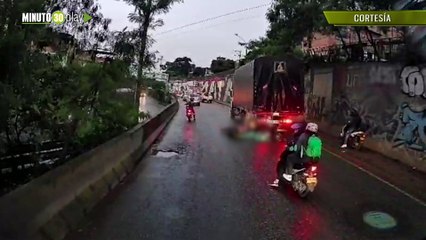 Fatal accidente en el norte del Valle de Aburrá, justo en la Paralela sentido Norte-Sur