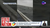 Speedboat, bumaligtad; 4 sundalo at 2 sibilyang sakay, nailigtas | SONA