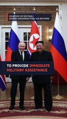 North Korea, Russia sign pact to give all available military help if other is attacked