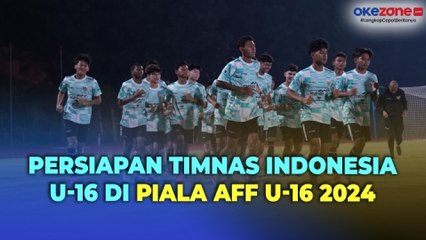 Intip Persiapan Terakhir Timnas Indonesia U-16 Jelang Lawan Singapura di Piala AFF U-16 2024