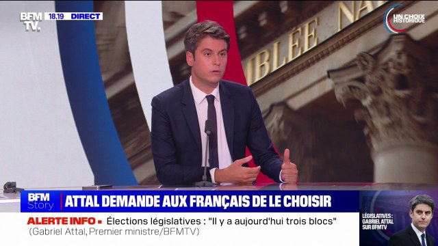 Gabriel Attal: La faiblesse de notre score est une défaite aux élections européennes