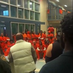 Birdman asks inmates what they need, one says books, and he says books won't help