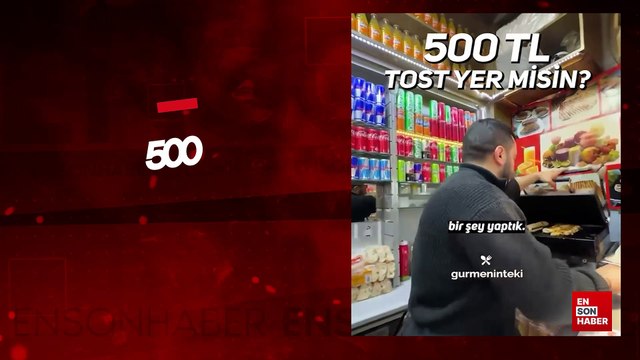 Sosyal medyayı ikiye bölen soru: 500 liraya tost olur mu?