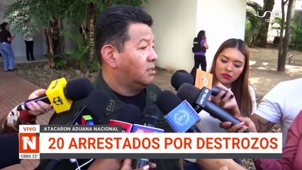 DESTROZARON OFICINAS DE ADUANA