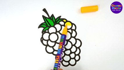  Let's Color Grapes! Fun and Easy Coloring for Kids 