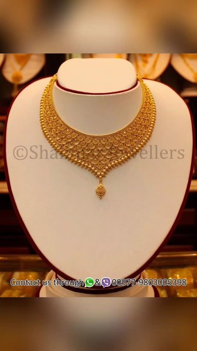 gold necklace design #