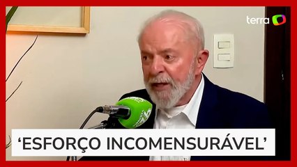 Lula diz que fará 'esforço incomensurável' para evitar que 'negacionistas' voltem à presidência