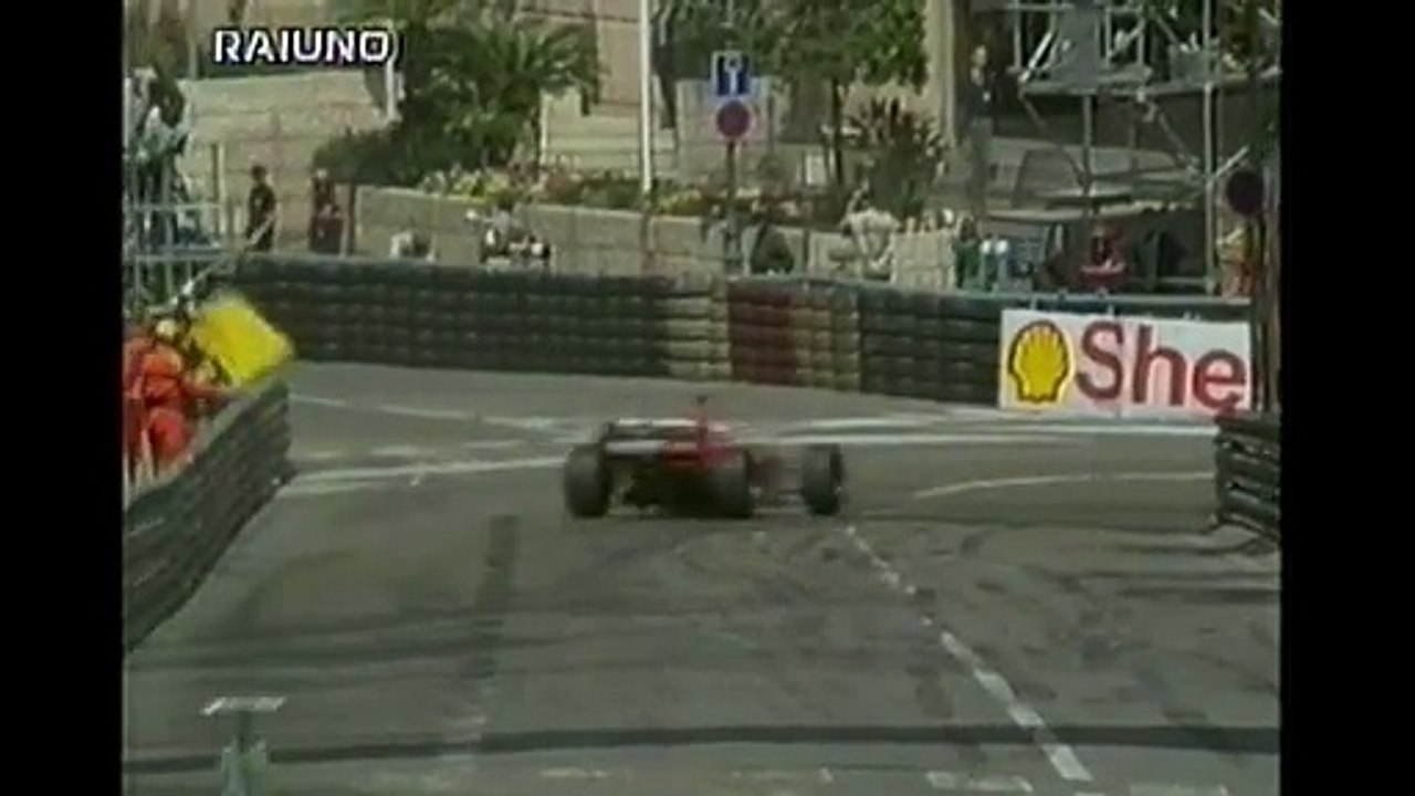 GP Monaco 1999 F1 (RAI . ITA) - Sorpasso di Jean Alesi nei confronti di Mika Salo