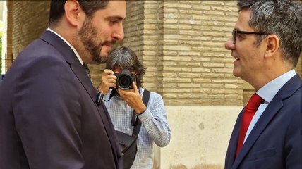 Así ha sido el encuentro entre Alejandro Nolasco y Félix Bolaños