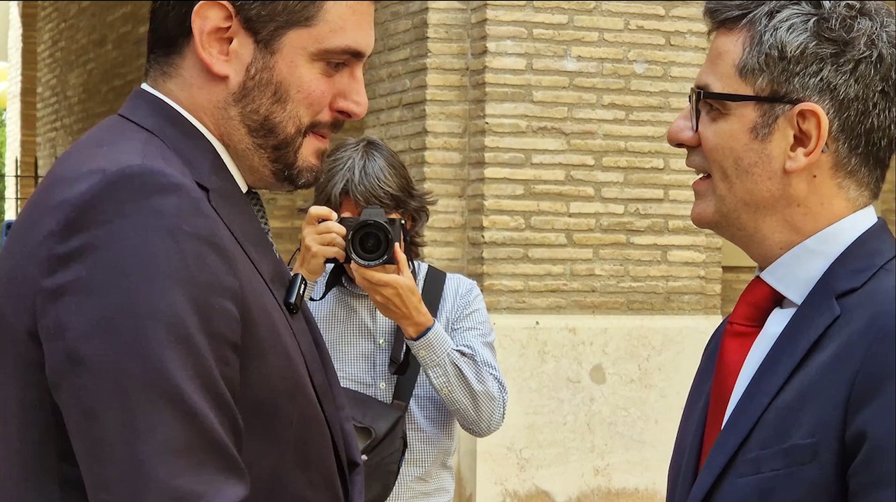Así ha sido el encuentro entre Alejandro Nolasco y Félix Bolaños