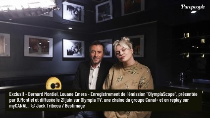 PHOTOS Louane invitée de marque de Bernard Montiel pour un inédit d'Olympiascope