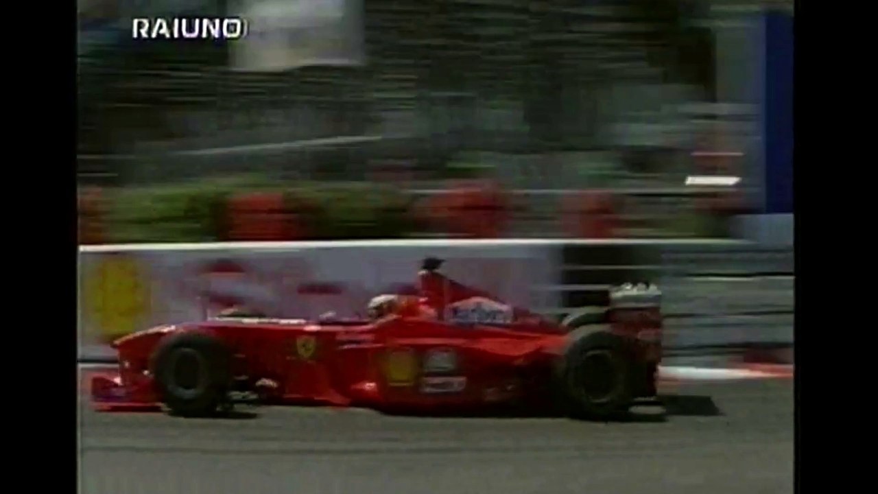 GP Monaco 1999 F1 (RAI . ITA) - Ritiro per David Coulthard e incidente di Mika Salo