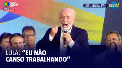 Lula sobre antecessor: “Comeu todas as esperanças do povo”