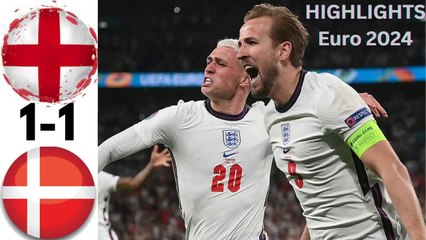 England vs Denmark 1-1 Full Match Highlights UEFA EURO 2024 HD