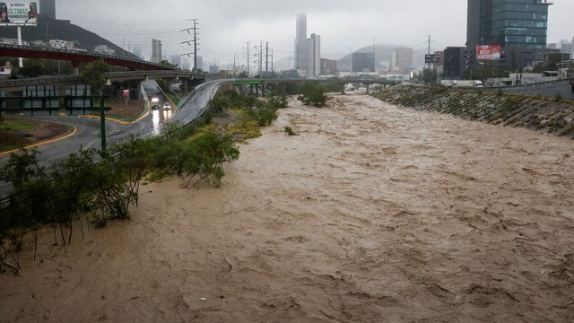 Continúan las lluvias por Alberto en Nuevo León