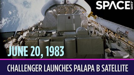 OTD In Space – June 20: Challenger Launches Palapa B Satellite