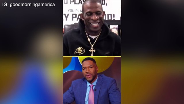 Deion Sanders muestra un pie amputado en Good Morning America