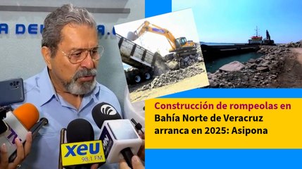Construcción de rompeolas en Bahía Norte de Veracruz arranca en 2025: Asipona