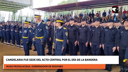 Candelaria fue sede del acto central por el Día de la Bandera